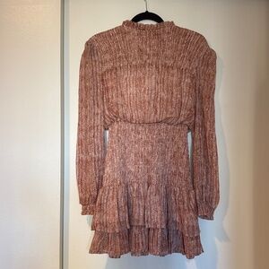 AQUA Short Ruffle Dress